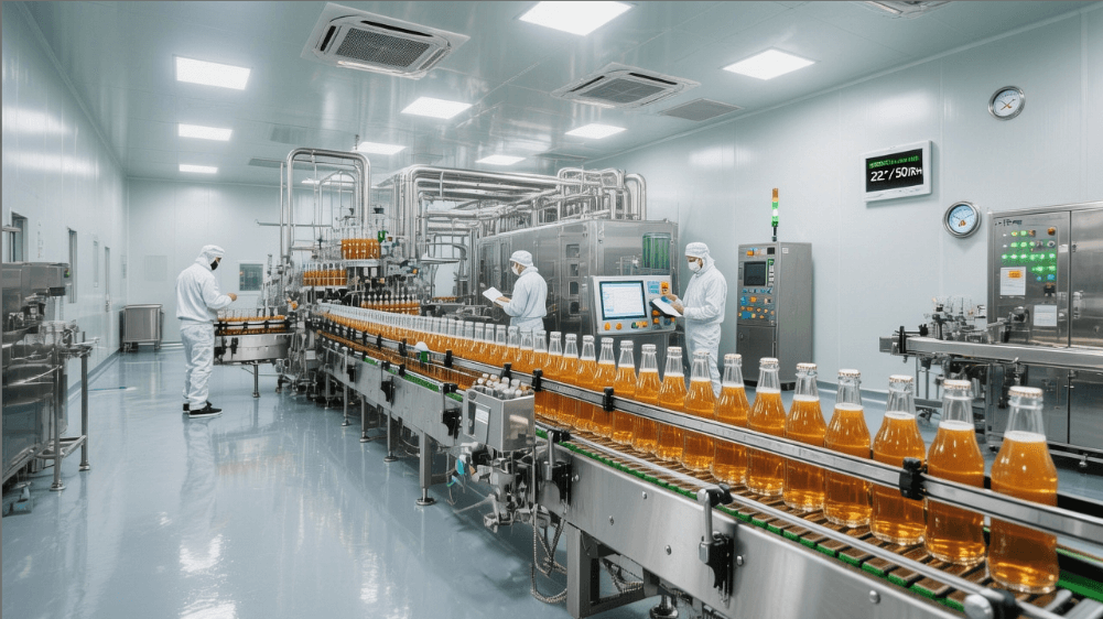 食品工业洁净厂房场景