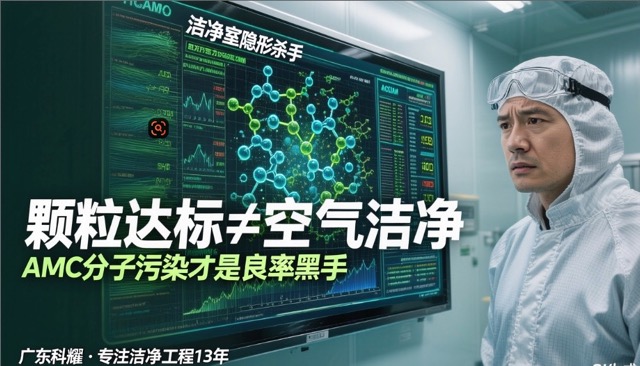 洁净室颗粒达标良率还在下降？你可能忽视了这个隐形杀手——AMC气态分子污染